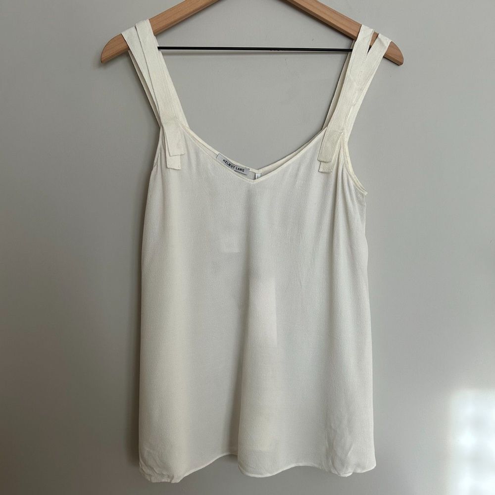 Helmut Lang Double Strap Top - Ivory